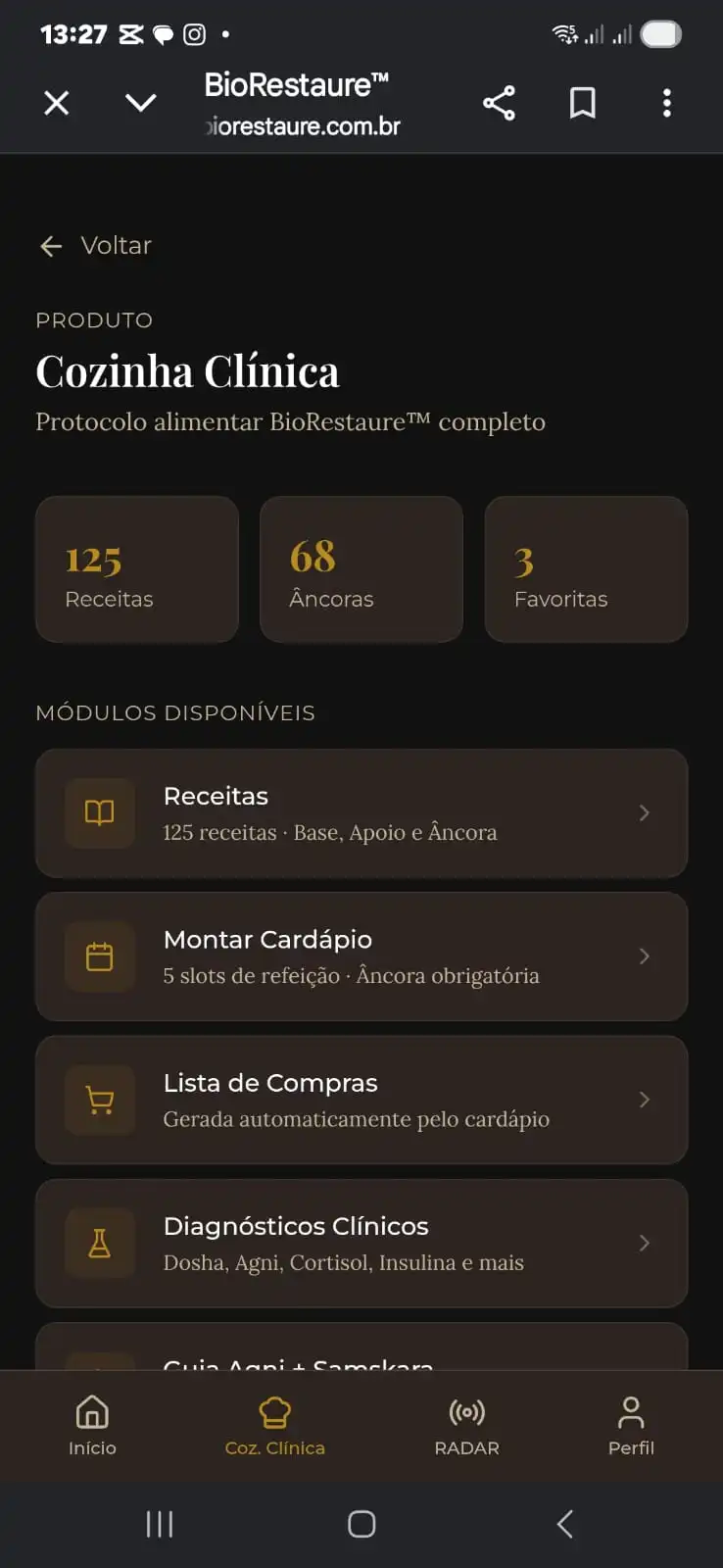 Tela Hub, central do método